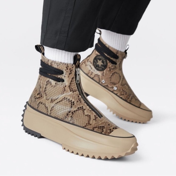 Converse / NEW Run Star Hike Snake chunky zip boot 170056C Ltd Edition 7.5 - Picture 6 of 10